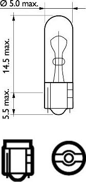 PHILIPS 12061CP - Kvēlspuldze, Bremžu signāla lukturis xparts.lv