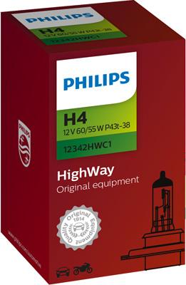 PHILIPS 12342HWC1 - Kvēlspuldze, Tālās gaismas lukturis xparts.lv