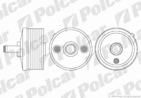 Polcar 9513L8-2 - Eļļas radiators, Automātiskā pārnesumkārba xparts.lv