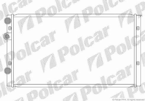 Polcar 9524083X - Radiatorius, variklio aušinimas xparts.lv