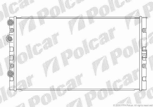 Polcar 952408-3 - Radiatorius, variklio aušinimas xparts.lv