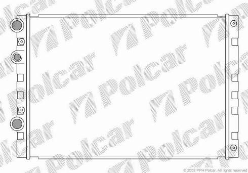 Polcar 952408-2 - Radiators, Motora dzesēšanas sistēma xparts.lv