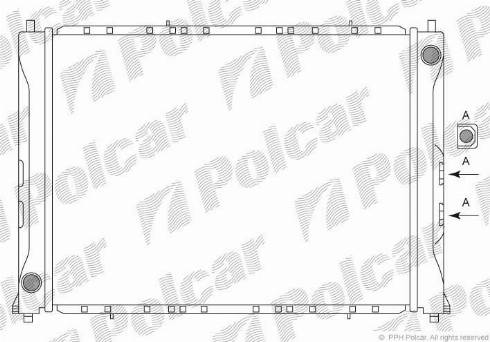 Polcar 631908-2 - Radiators, Motora dzesēšanas sistēma xparts.lv