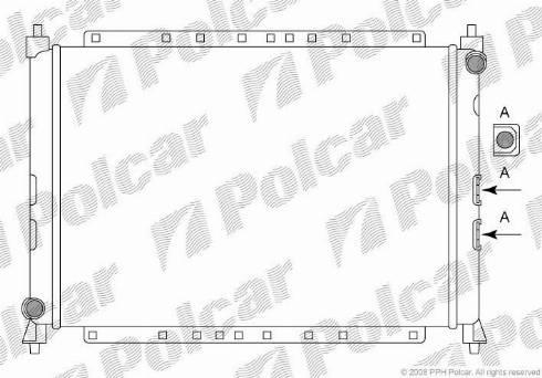 Polcar 631908A2 - Radiators, Motora dzesēšanas sistēma xparts.lv