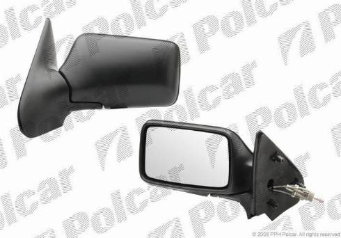 Polcar 6713521M - Spoguļstikls, Ārējais atpakaļskata spogulis xparts.lv