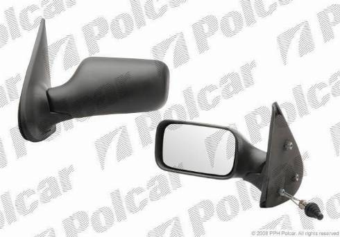 Polcar 3005511M - Išorinis veidrodėlis xparts.lv