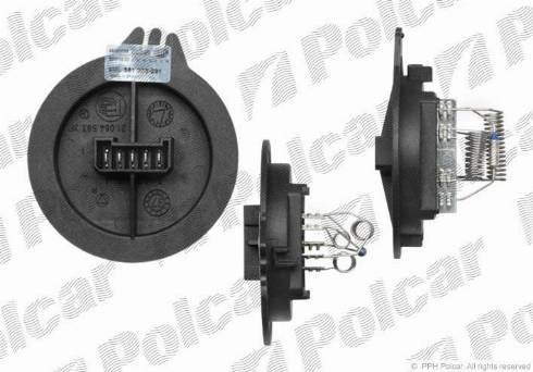 Polcar 2325KST1X - Rezistors, Salona ventilators xparts.lv
