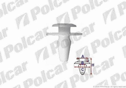 Polcar RXA15814 - Moldings / aizsarguzlika xparts.lv