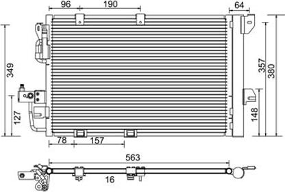 PowerMax 7110199 - Condenser, air conditioning xparts.lv