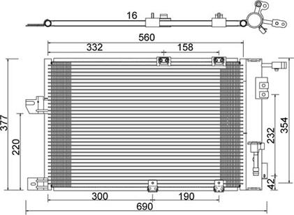 PowerMax 7110204 - Condenser, air conditioning xparts.lv