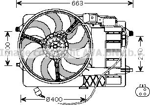 Prasco BW7516 - Ventilators, Motora dzesēšanas sistēma xparts.lv