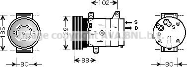 Prasco RTAK367 - Kompresors, Gaisa kond. sistēma xparts.lv