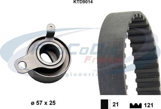 Procodis France KTD9014 - Timing Belt Set xparts.lv