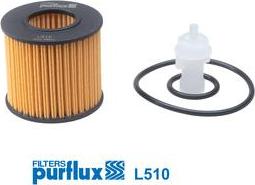 Purflux L510 - Oil Filter xparts.lv
