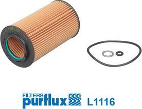 Purflux L1116 - Eļļas filtrs xparts.lv