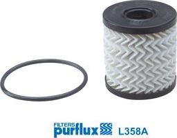 Purflux L358A - Oil Filter xparts.lv