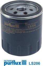 Purflux LS206 - Масляный фильтр xparts.lv