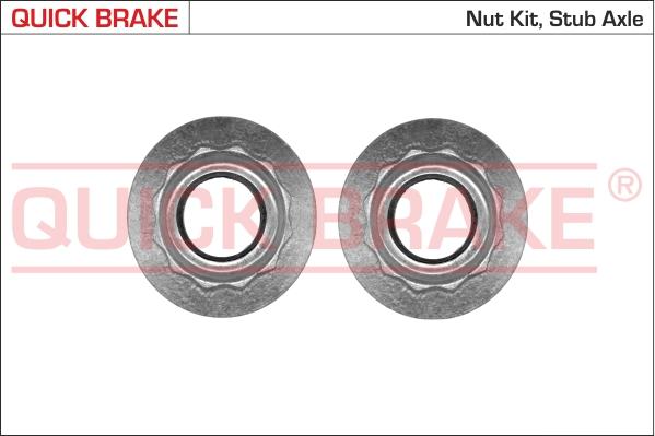 QUICK BRAKE 9810K - Nut, stub axle xparts.lv