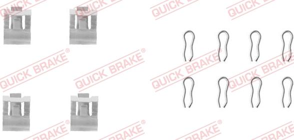 QUICK BRAKE 1091055 - Accessory Kit for disc brake Pads xparts.lv