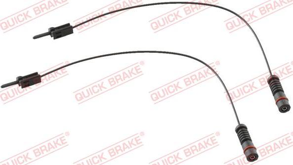 QUICK BRAKE WS 0116 A - Сигнализатор, износ тормозных колодок xparts.lv
