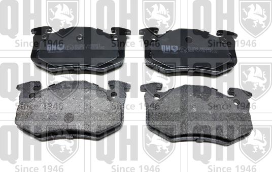 Quinton Hazell BP454 - Brake Pad Set, disc brake xparts.lv