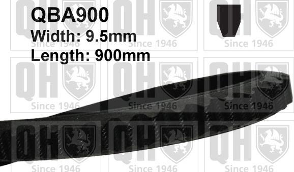 Quinton Hazell QBA900 - V-Belt xparts.lv