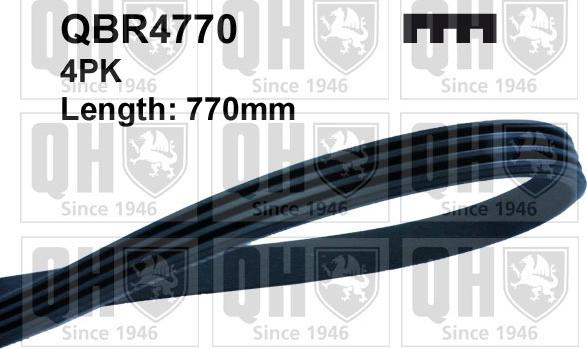 Quinton Hazell QBR4770 - V formos rumbuoti diržai xparts.lv
