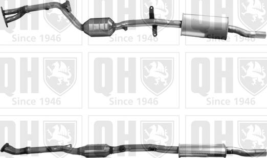 Quinton Hazell QCAT91202H - Catalytic Converter xparts.lv