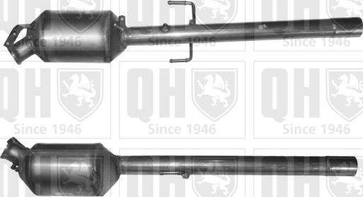 Quinton Hazell QDPF11044 - Сажевый / частичный фильтр, система выхлопа ОГ xparts.lv