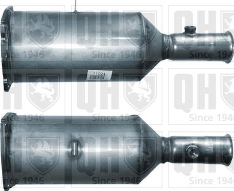 Quinton Hazell QDPF11021P - Soot / Particulate Filter, exhaust system xparts.lv