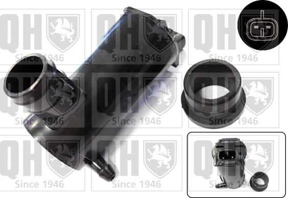 Quinton Hazell QWP050 - Водяной насос, система очистки окон xparts.lv