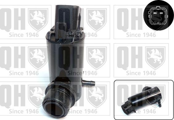 Quinton Hazell QWP089 - Ūdenssūknis, Stiklu tīrīšanas sistēma xparts.lv
