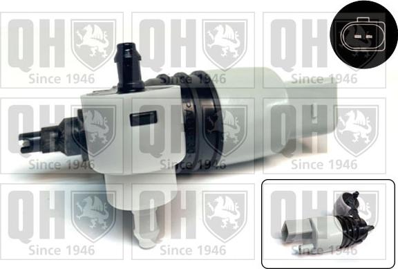 Quinton Hazell QWP080 - Водяной насос, система очистки окон xparts.lv