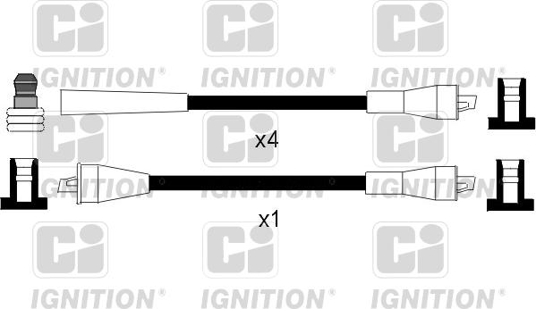 Quinton Hazell XC917 - Augstsprieguma vadu komplekts xparts.lv