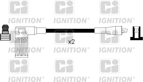 Quinton Hazell XC1010 - Augstsprieguma vadu komplekts xparts.lv