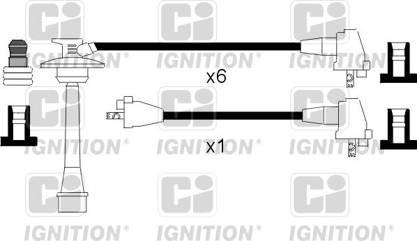 Quinton Hazell XC859 - Augstsprieguma vadu komplekts xparts.lv