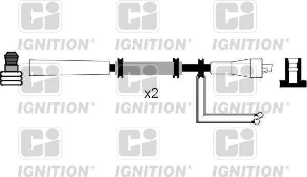 Quinton Hazell XC854 - Augstsprieguma vadu komplekts xparts.lv