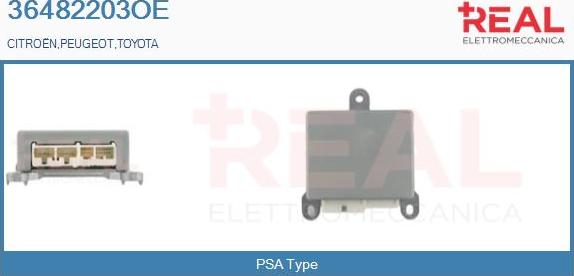 REAL 36482203OE - Control Unit, power steering xparts.lv