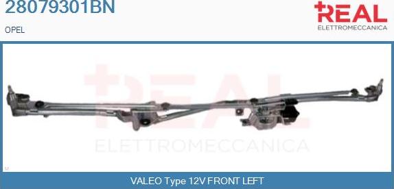 REAL 28079301BN - Window Wiper System xparts.lv