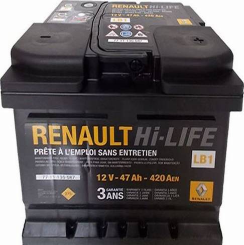 RENAULT 7711130087 - Startera akumulatoru baterija xparts.lv