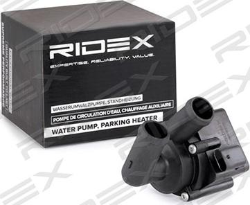 RIDEX 999W0009 - Ūdens recirkulācijas sūknis, Autonomā apsildes sistēma xparts.lv