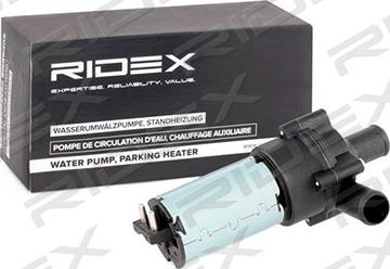 RIDEX 999W0005 - Ūdens recirkulācijas sūknis, Autonomā apsildes sistēma xparts.lv