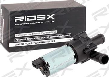 RIDEX 999W0003 - Ūdens recirkulācijas sūknis, Autonomā apsildes sistēma xparts.lv