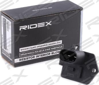 RIDEX 4145R0002 - Papildus rezistors, Elektromotors-Radiatora ventilators xparts.lv