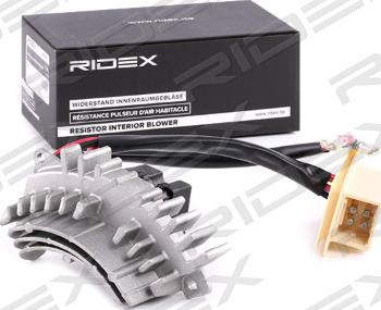 RIDEX 1385C0119 - Блок управления, отопление / вентиляция xparts.lv