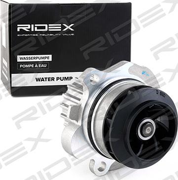 RIDEX 1260W0035 - Water Pump xparts.lv