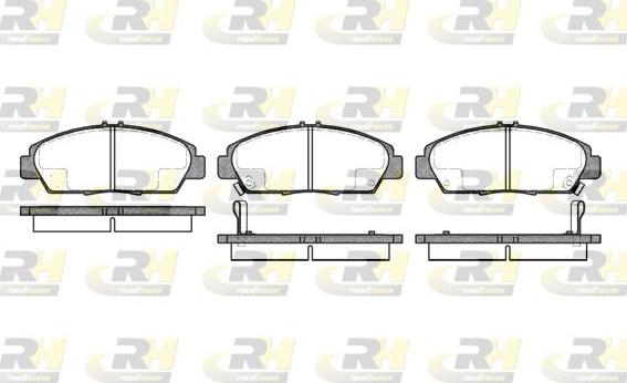 Roadhouse 2406.02 - Brake Pad Set, disc brake xparts.lv
