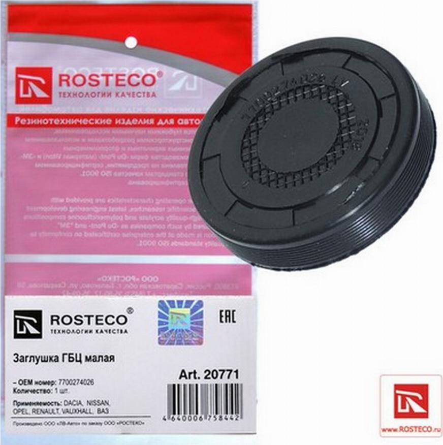 Rosteco 20771 - Plug, rocker arm shaft mounting bore xparts.lv