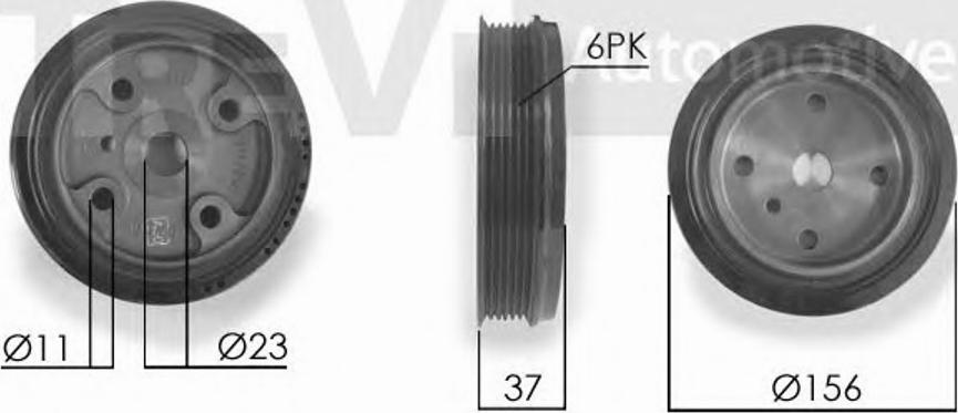 RPK RPK105117 - Belt Pulley, crankshaft xparts.lv