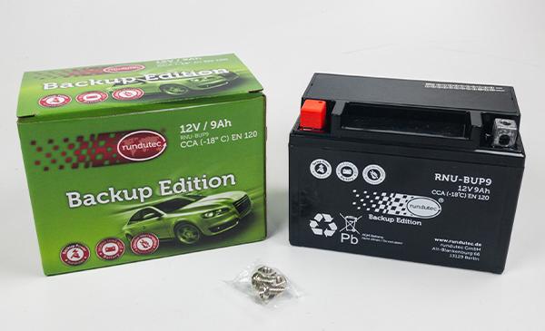 RUTEC RNU-BUP9 - Стартерная аккумуляторная батарея, АКБ xparts.lv